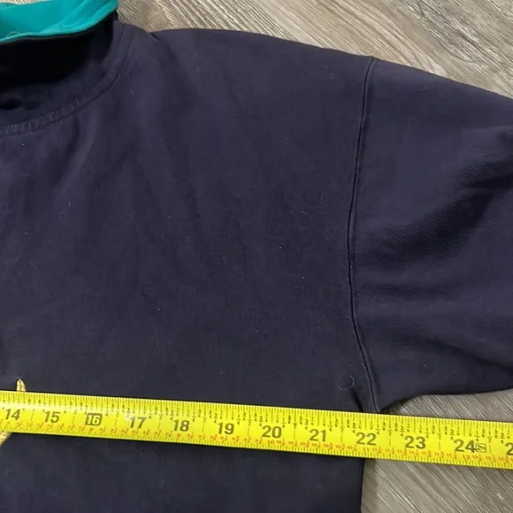 Melbourne Nautical Cowl neck sweatshirt Embroidered Anchor Image Size Large - Picture 11 of 12